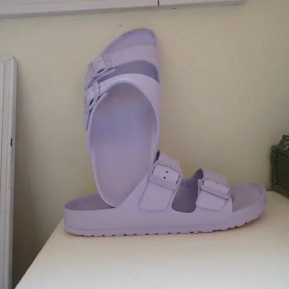 Birkenstock Arizona Essentials EVA Slide Sandal / Violet / EU Size 40 US 9 - Picture 11 of 13